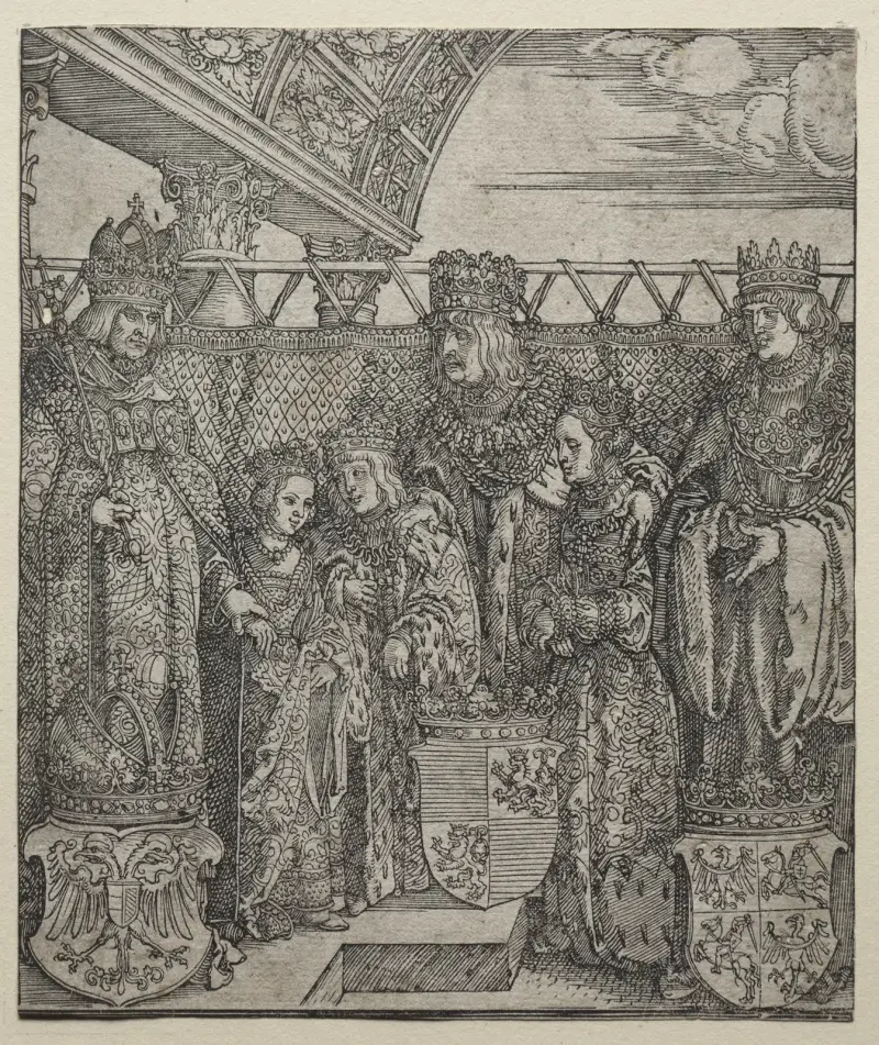 The Congress of Princes at Vienna av Albrecht Dürer