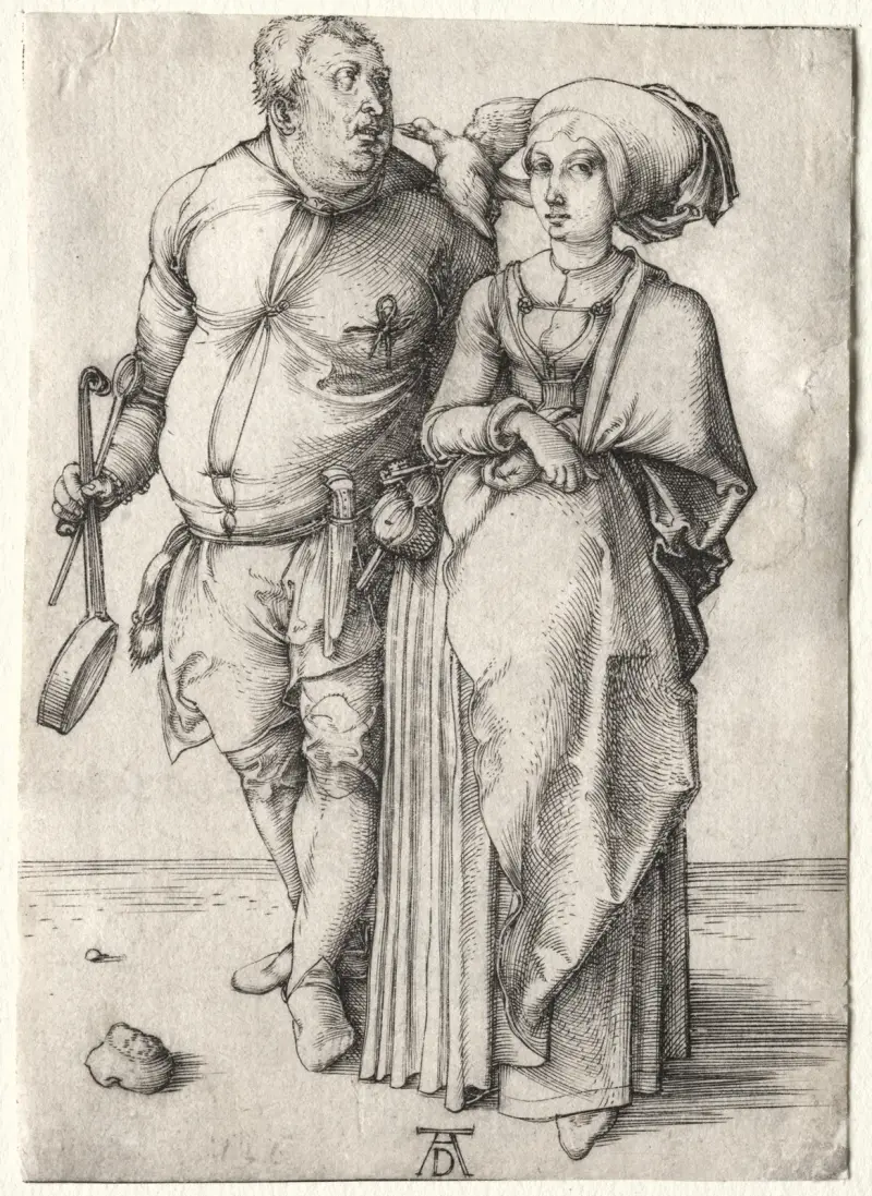 Kocken och hans hustru av Albrecht Dürer