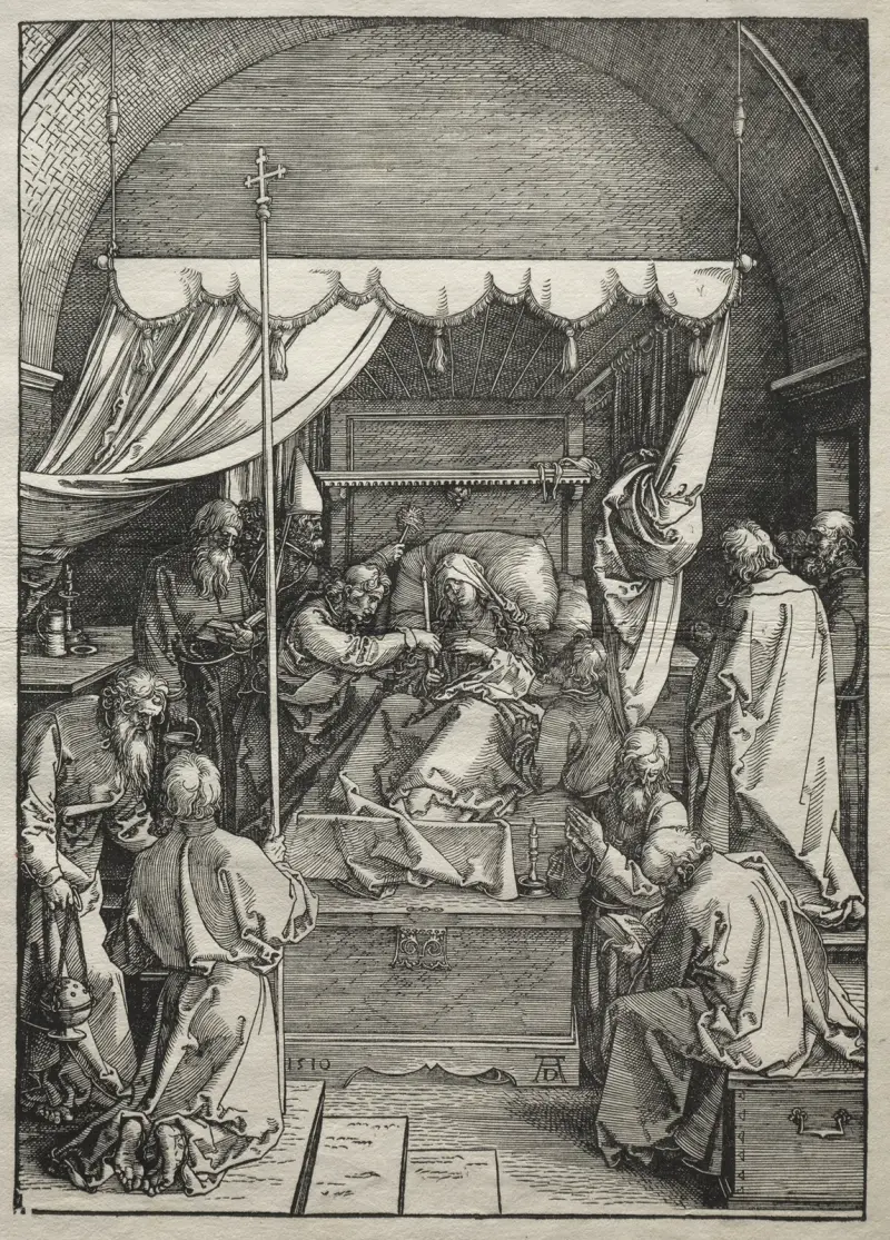 The Death of the Virgin av Albrecht Dürer