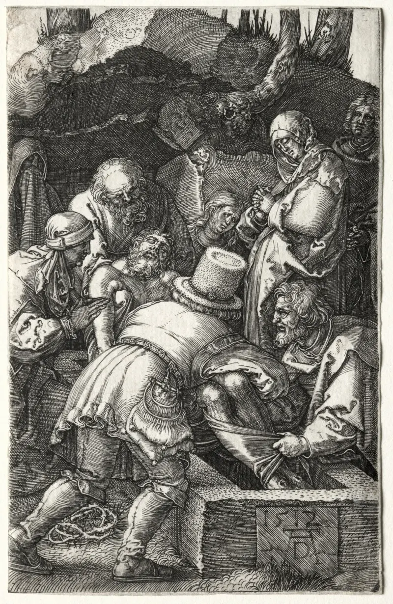 Die Grablegung, 1512 von Albrecht Dürer