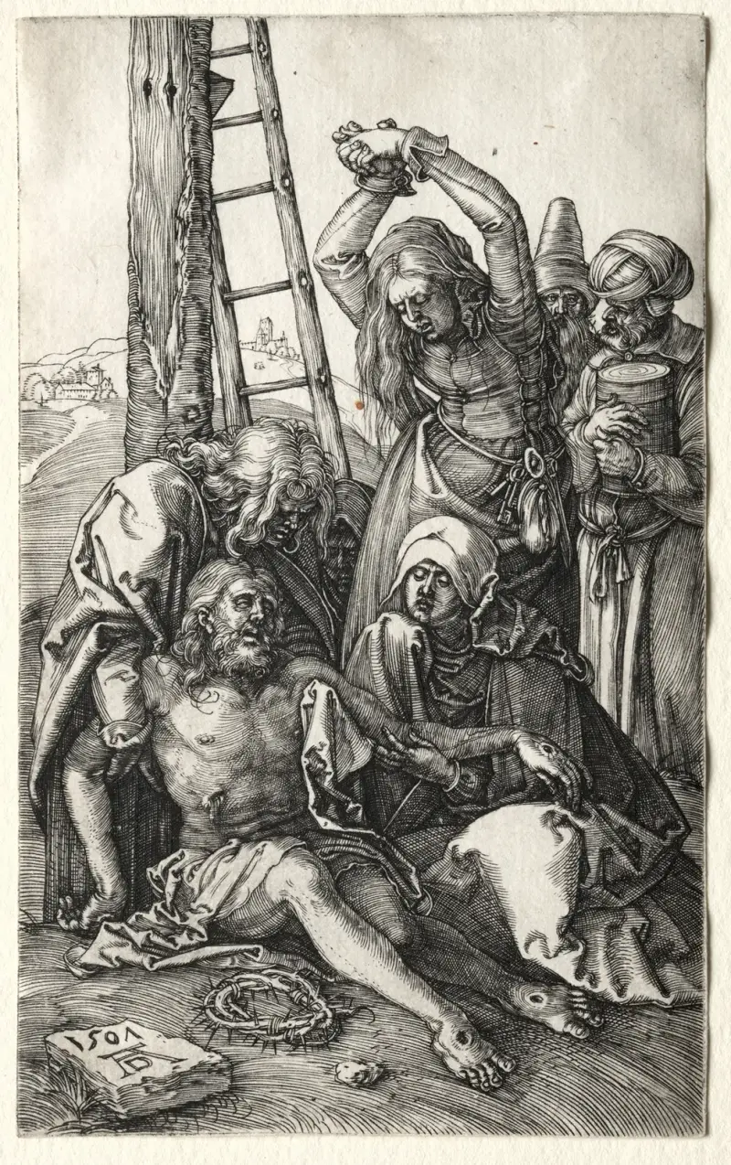 Oplakávání Krista, Albrecht Dürer