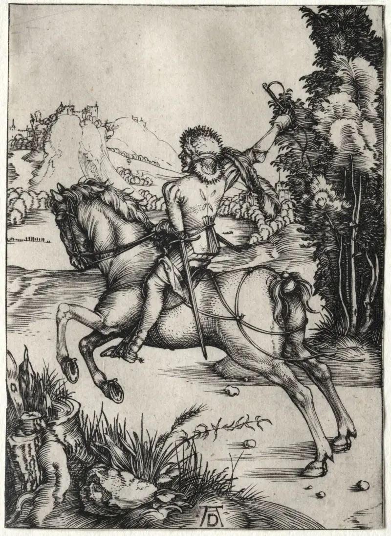 The Little Courier av Albrecht Dürer