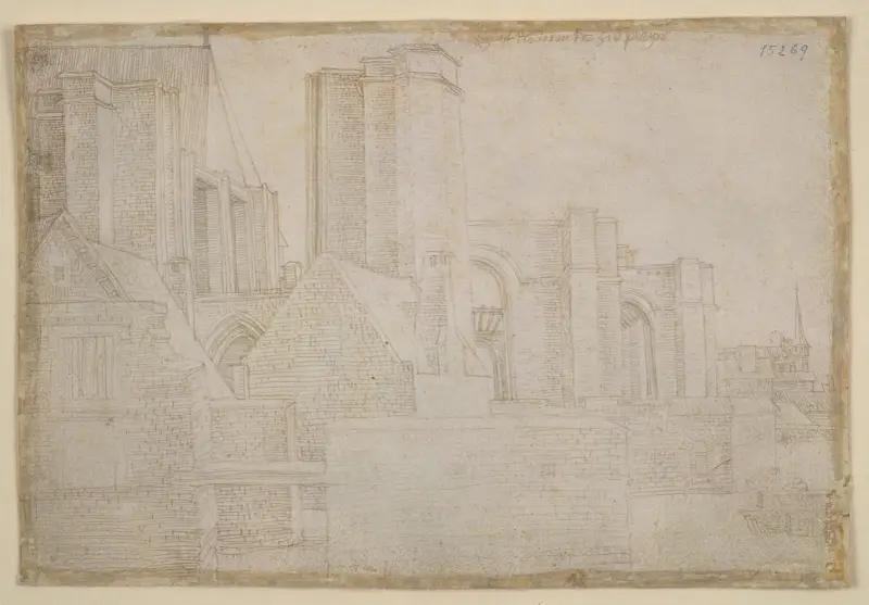 The New Choir of St Gertrudis in Bergen op Zoom av Albrecht Dürer