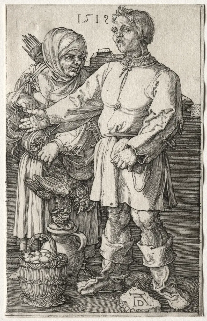 The Peasants at Market av Albrecht Dürer