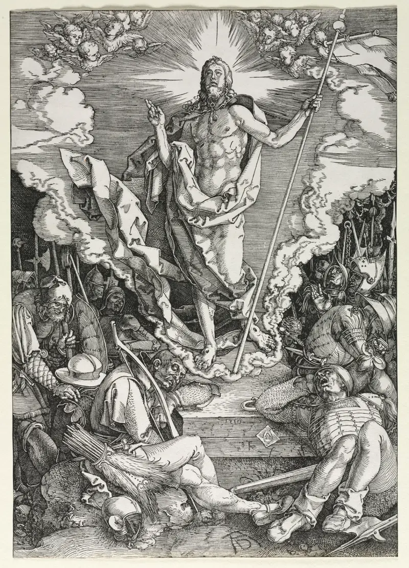 Kristovo zmrtvýchvstání, 1510, Albrecht Dürer