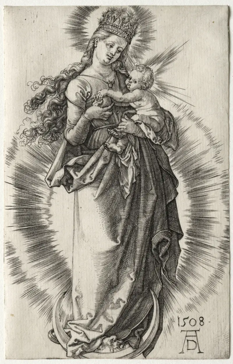 The Virgin with a Starry Crown av Albrecht Dürer