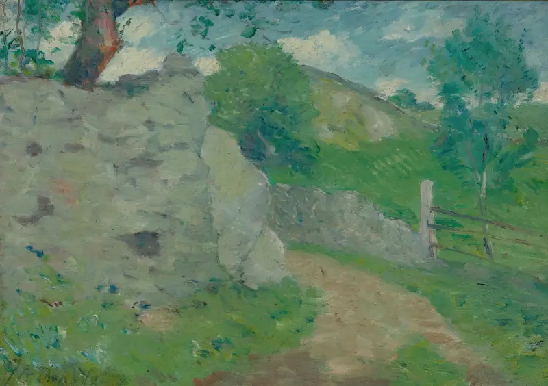 A French Country Lane av Julian Alden Weir