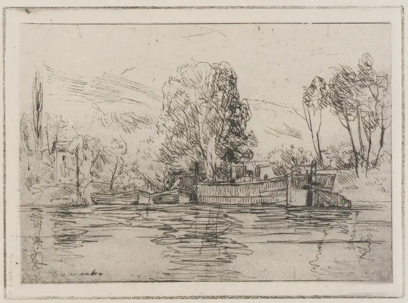 Bas Meudon no. 2 av Julian Alden Weir