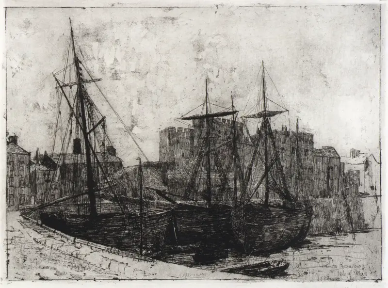 Slottet Rushen – Isle of Man av Julian Alden Weir