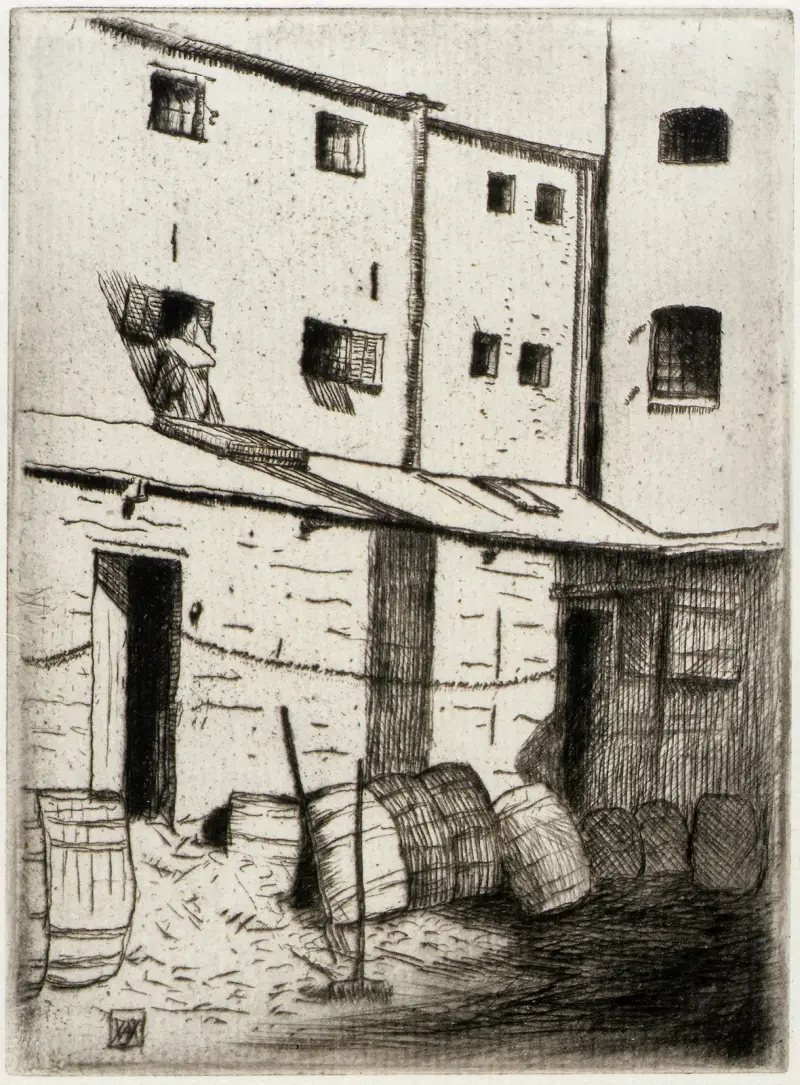 Coon Alley av Julian Alden Weir