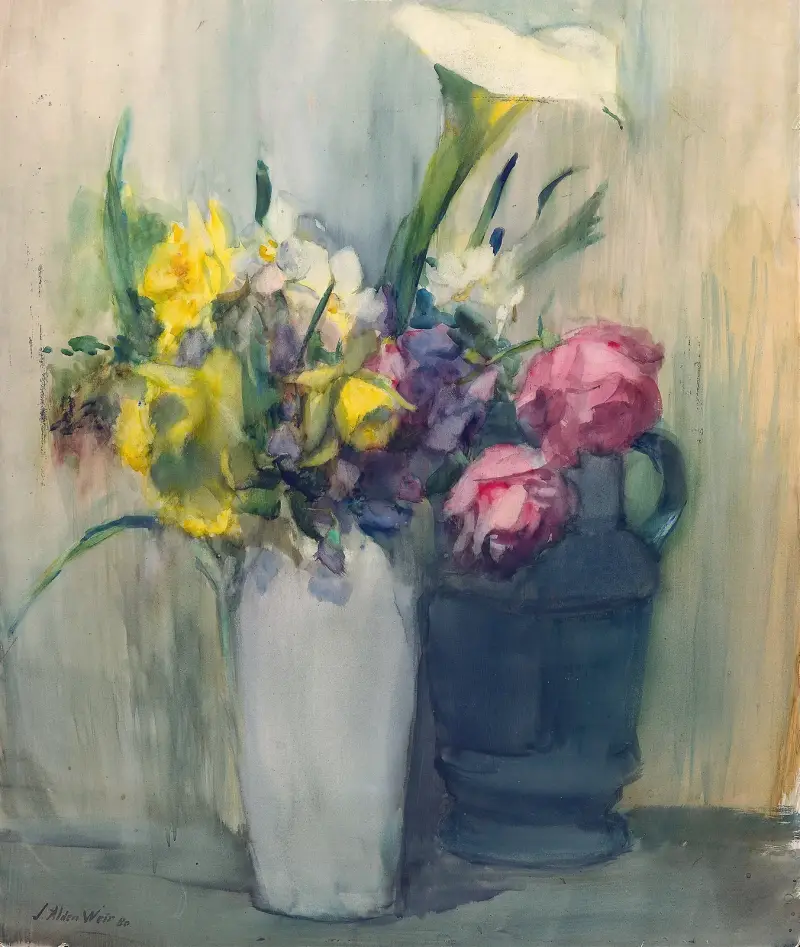 Blommor av Julian Alden Weir