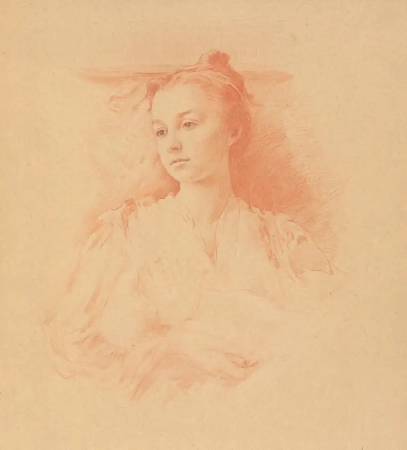 Julie Sturgis av Julian Alden Weir