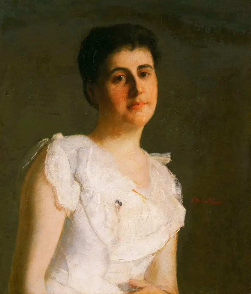 Miss Edith Potter von Julian Alden Weir