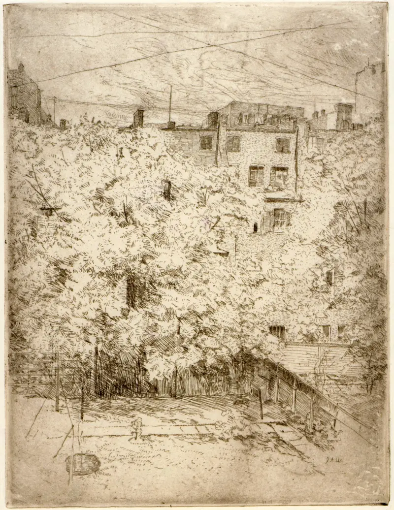 Min bakgård nr 2 av Julian Alden Weir