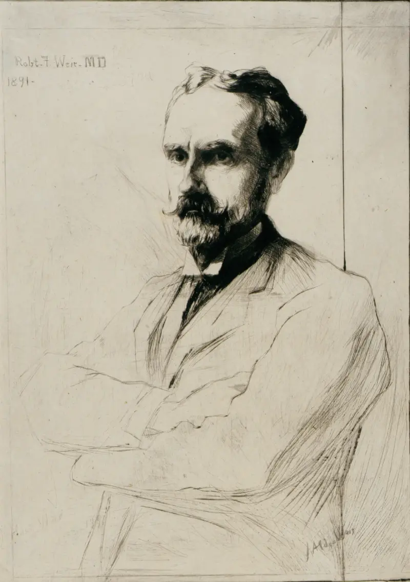 Porträtt av Dr. Robert F. Weir av Julian Alden Weir