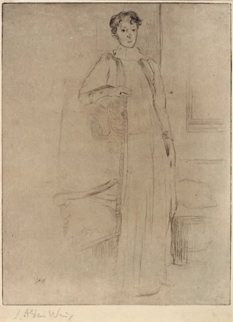 Standing Figure no. 1 av Julian Alden Weir