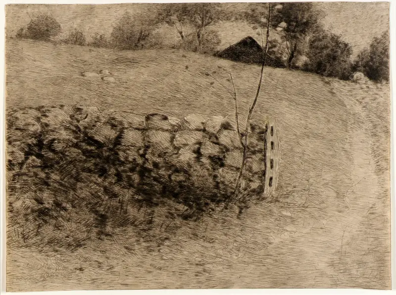 The Barn Lot av Julian Alden Weir