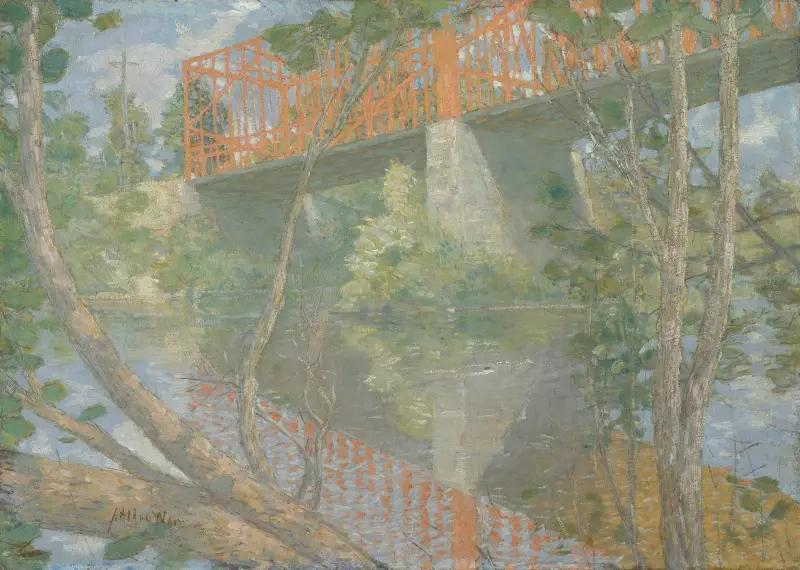 Červený most, Julian Alden Weir