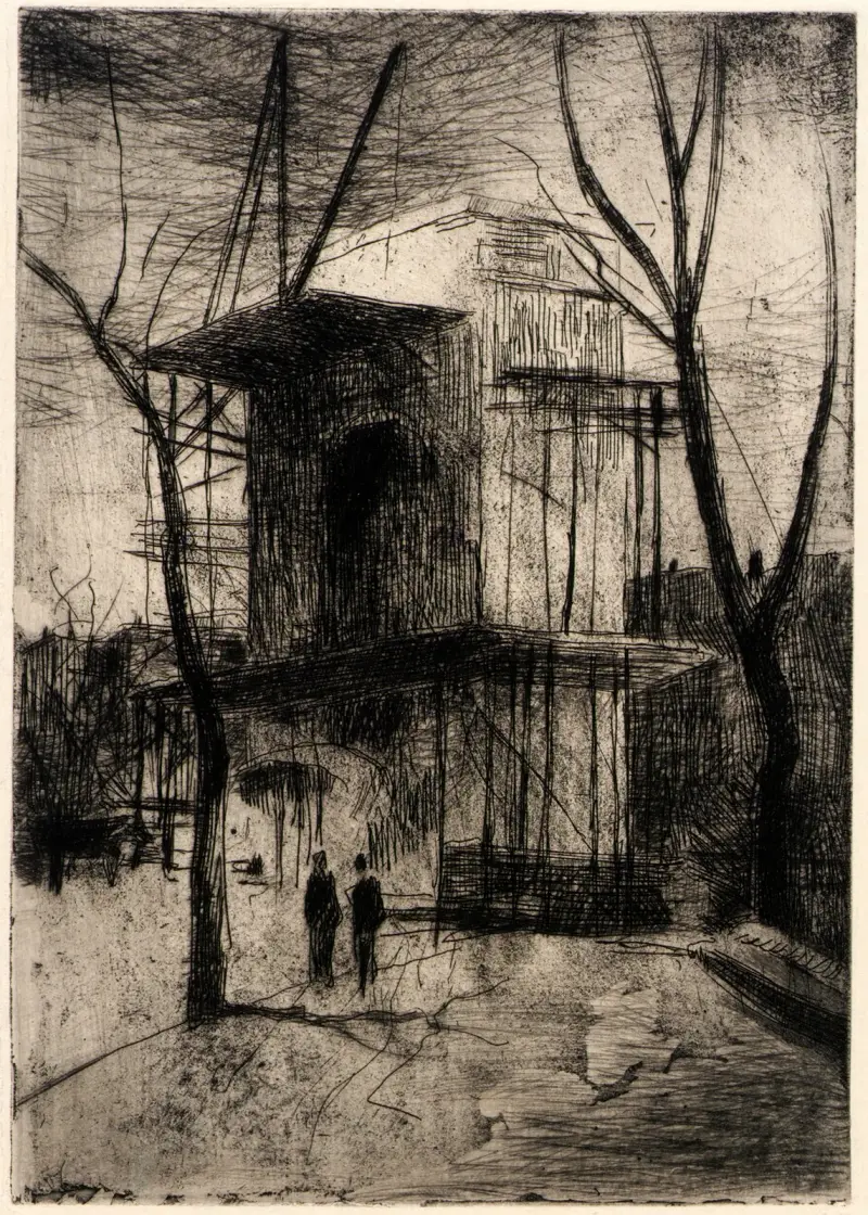 Washington Arch nr 2 av Julian Alden Weir
