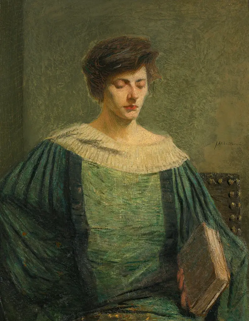 Lesende Frau von Julian Alden Weir