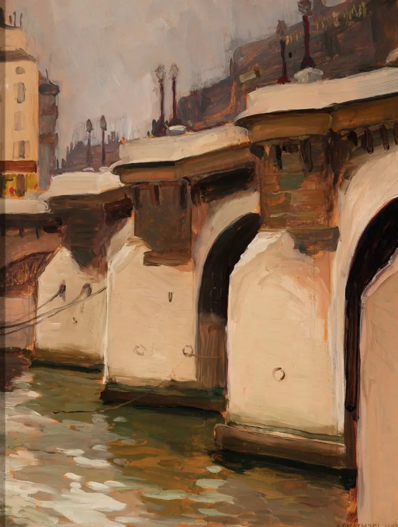 Pont Neuf i Paris av Aleksander Gierymski