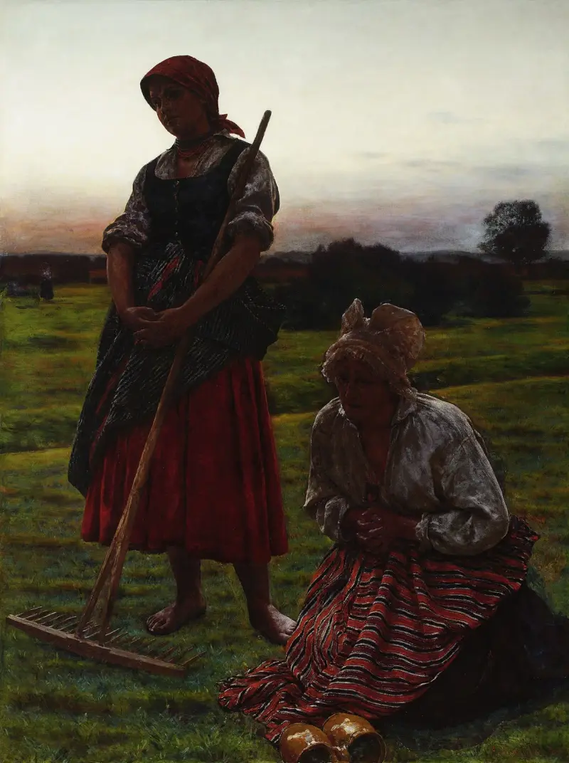 Prayer of the Angelus Domini av Aleksander Gierymski