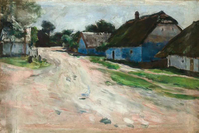 Road at Bronowice av Aleksander Gierymski
