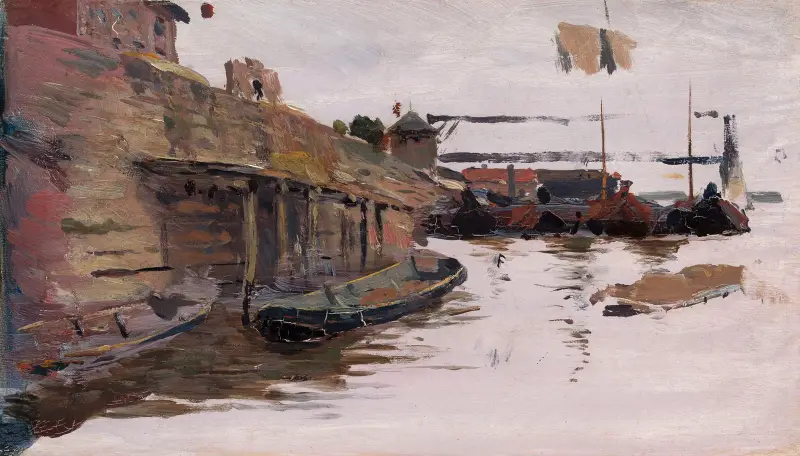 Sand workers, sketch av Aleksander Gierymski