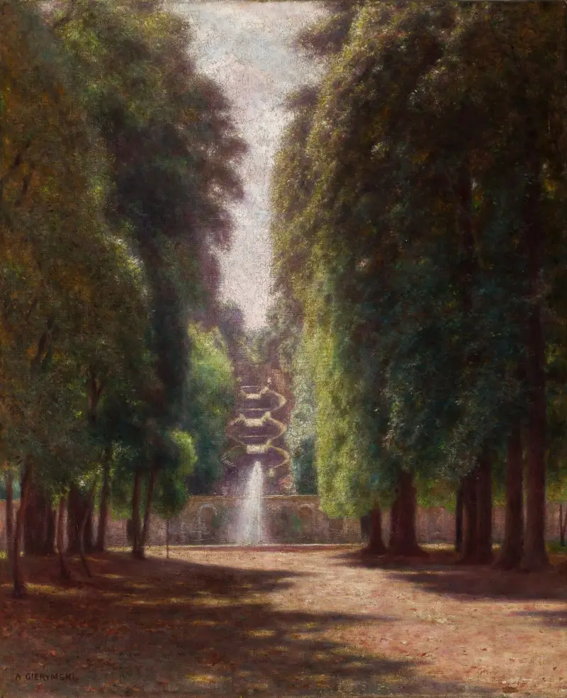 Villa Torlonia in Frascati av Aleksander Gierymski