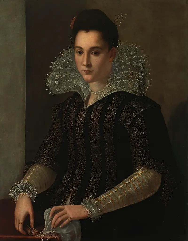 Portrait Of A Lady, 1590 av Alessandro Allori