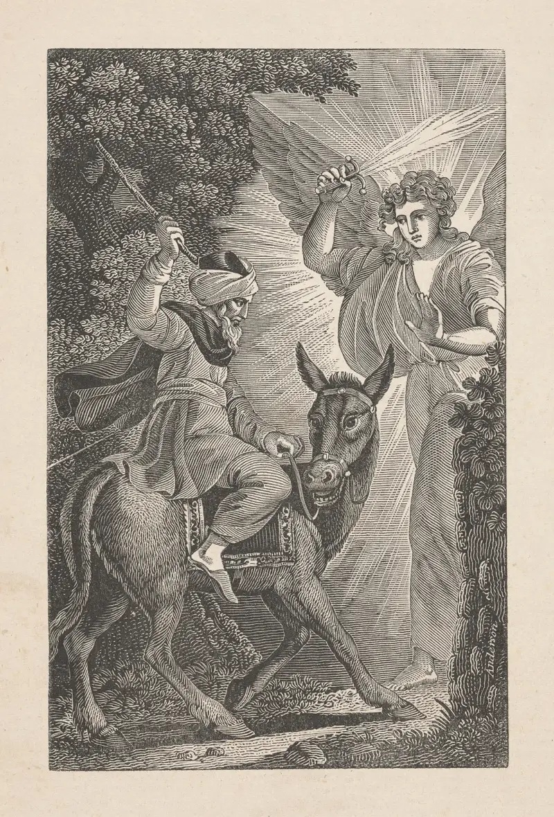 Bileam och ängeln av Alexander Anderson