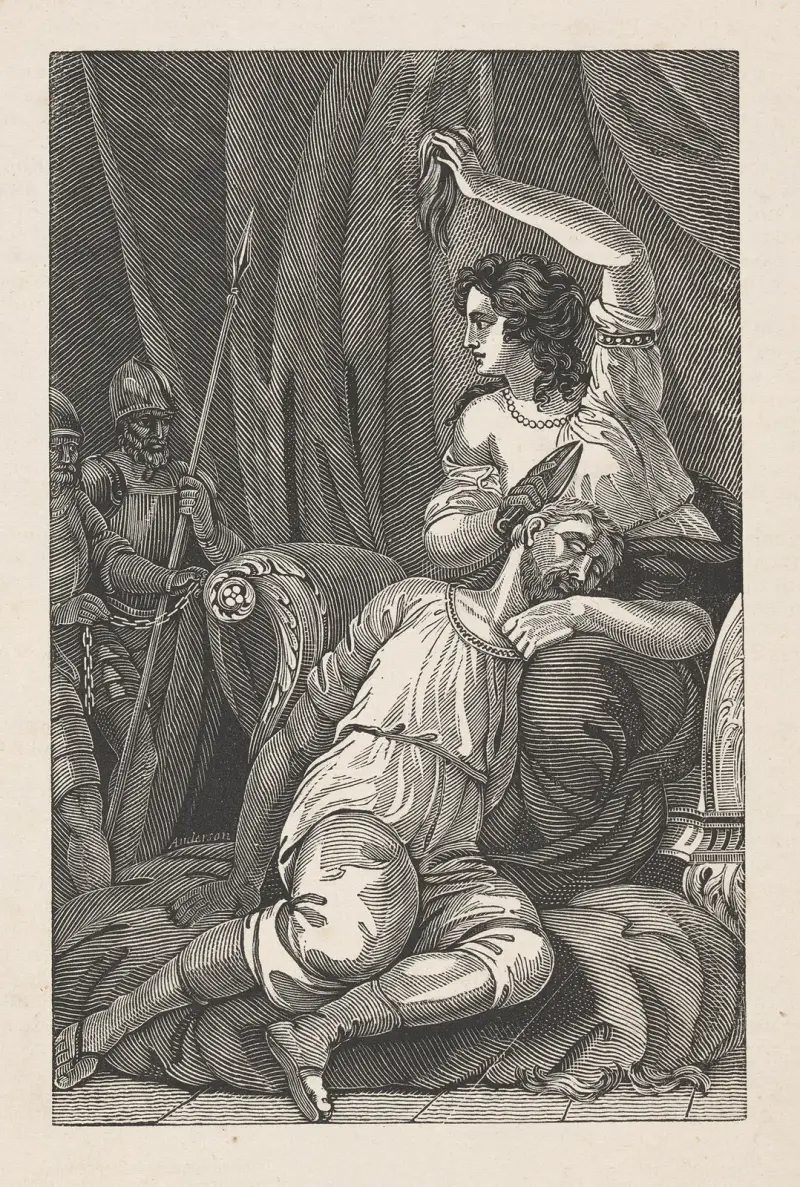 Delila och Simson av Alexander Anderson