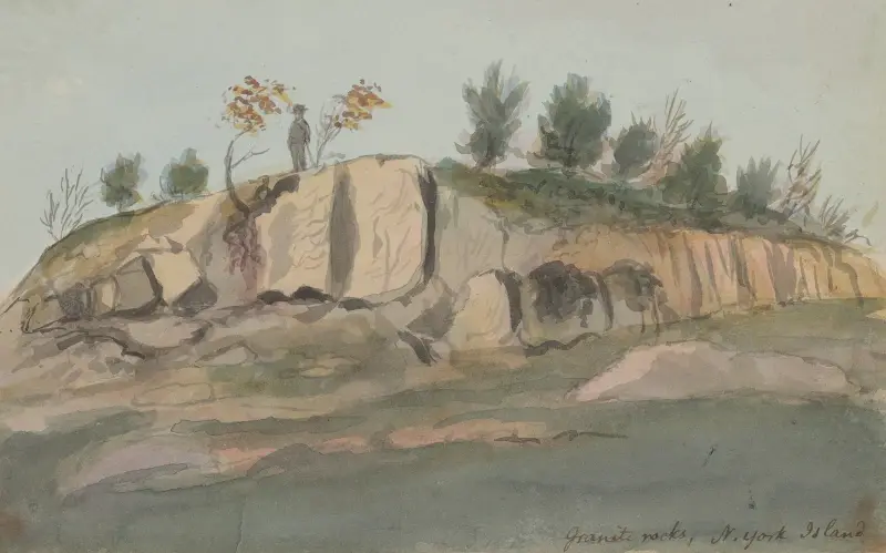 Granitklippor, N. York Island av Alexander Anderson