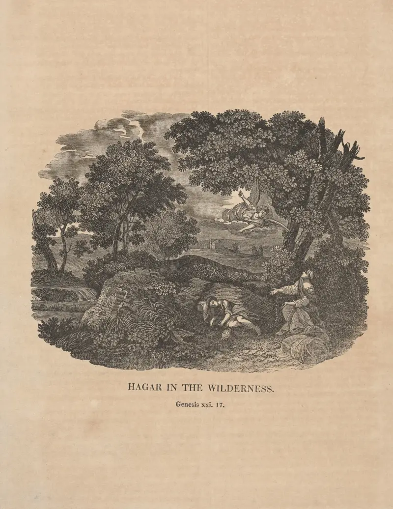 Hagar in the wilderness av Alexander Anderson