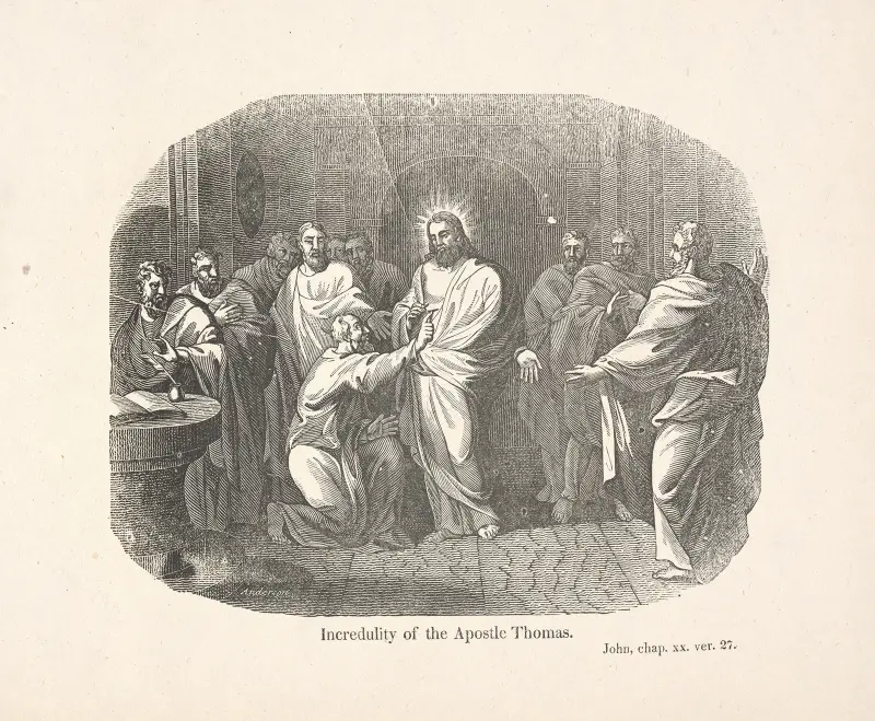 Incredulity of the Apostle Thomas av Alexander Anderson