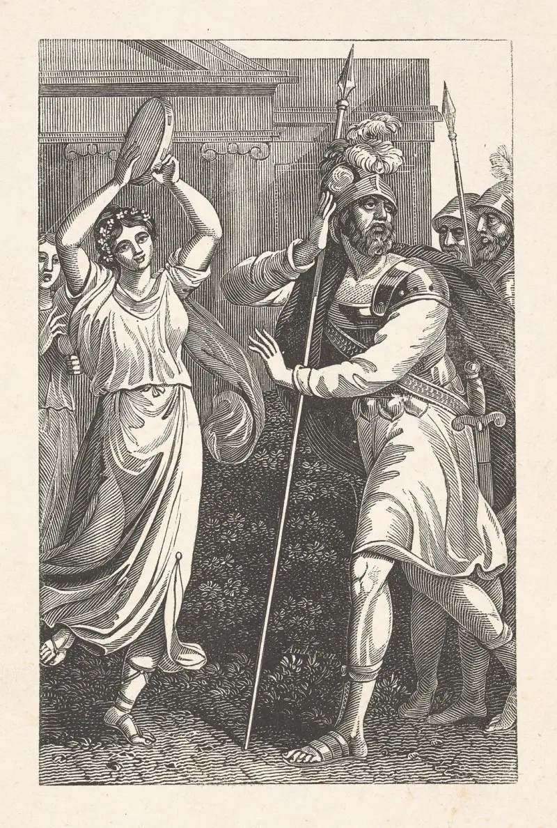 Jeftha av Alexander Anderson