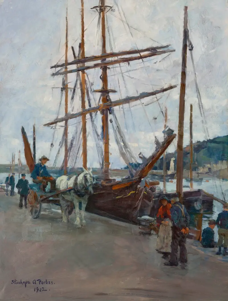 Der Hafen, Newlyn von Stanhope Alexander Forbes