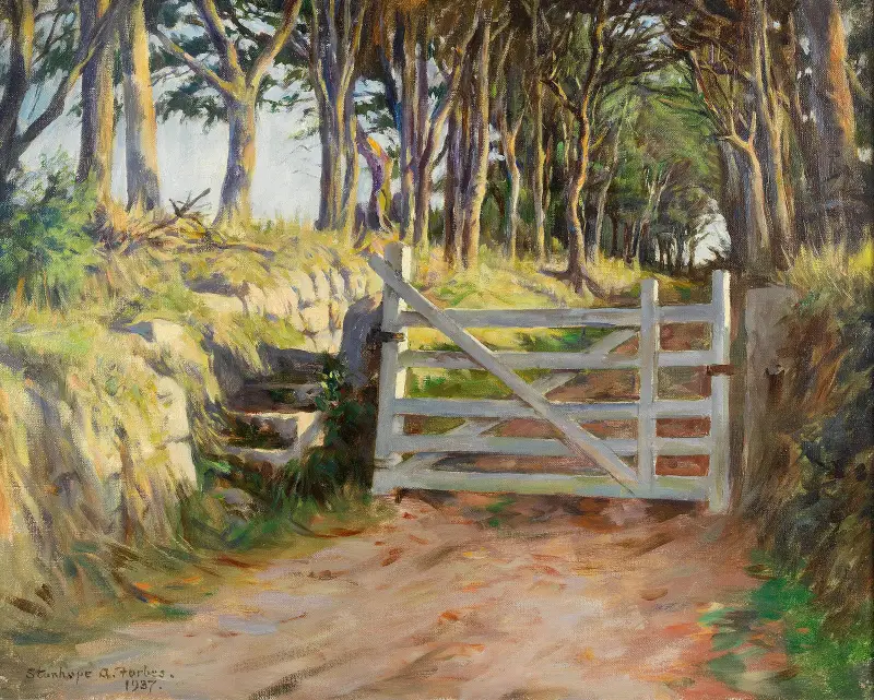 Das weiße Tor von Stanhope Alexander Forbes