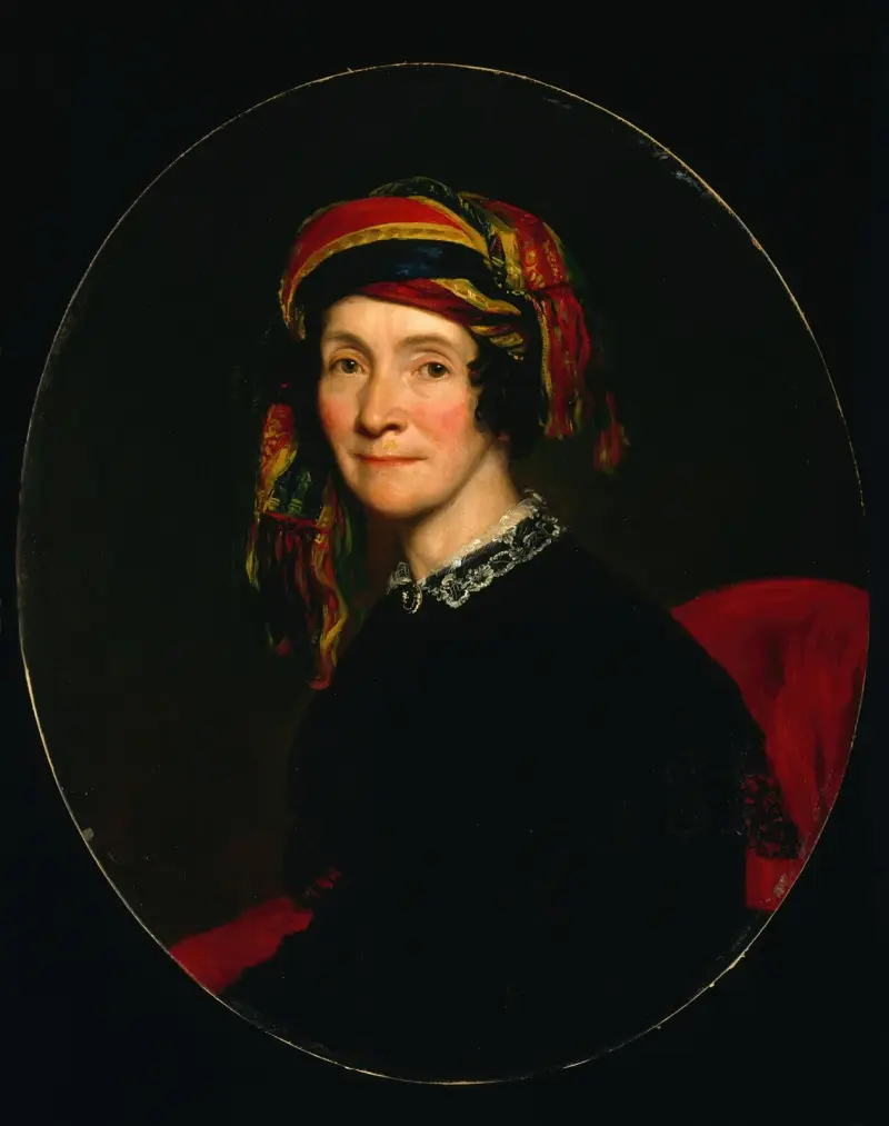 Portrait of Mrs. Jonathan Russell (Lydia Smith, 1786–1859) av George Peter Alexander Healy