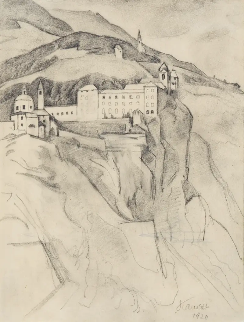 Widok na Sabionę, Alexander Kanoldt