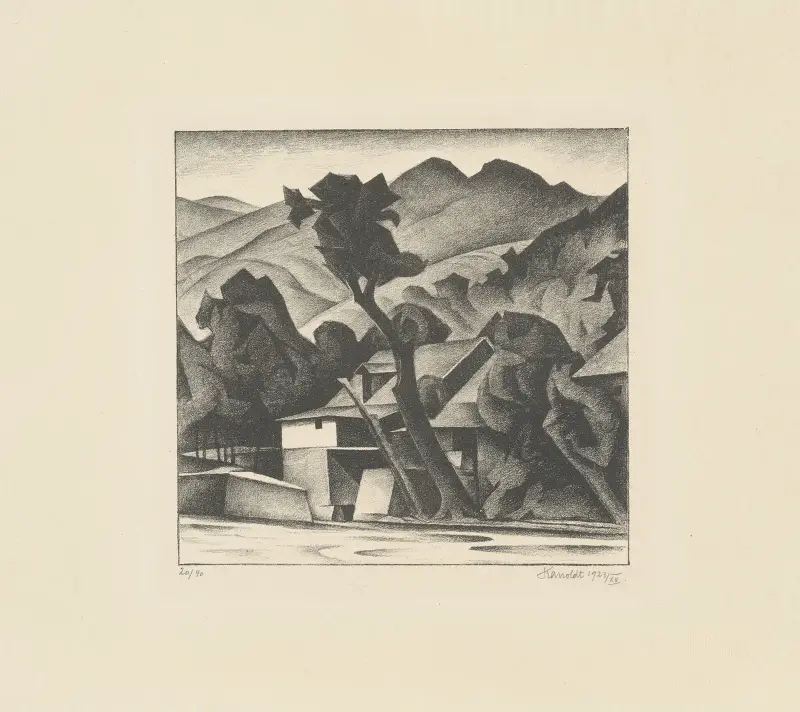 Die Mühle von Alexander Kanoldt