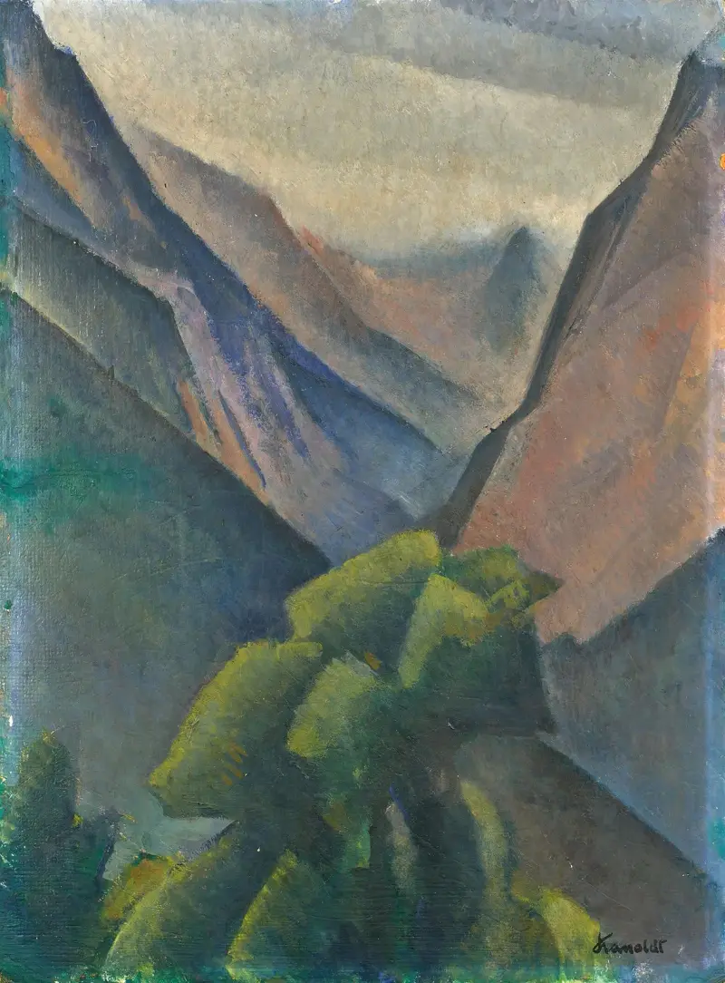 Gebirgsansicht von Alexander Kanoldt