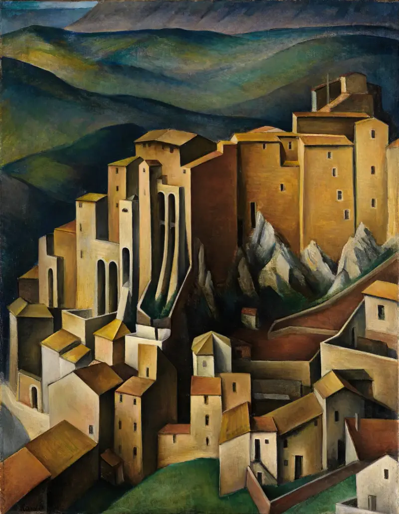 Olevano, 1927, Alexander Kanoldt