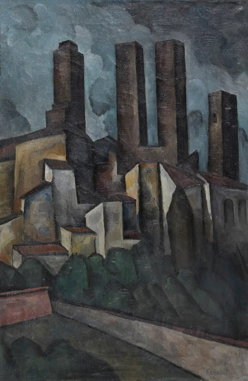 San Gimignano, Alexander Kanoldt