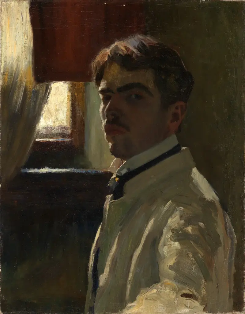 Autoportrét – Nr. 1, Alexander Kanoldt