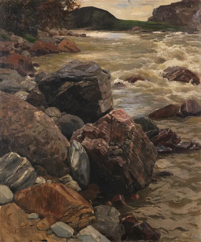 Am Eisack in Südtirol av Alexander Koester