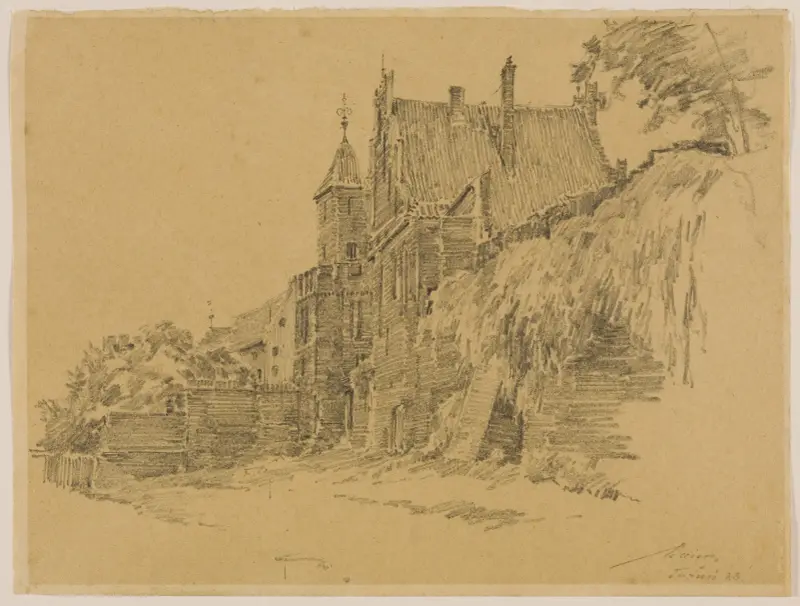 Hof der Bruderschaft des Heiligen Georg in Toruń von Alexander Mann