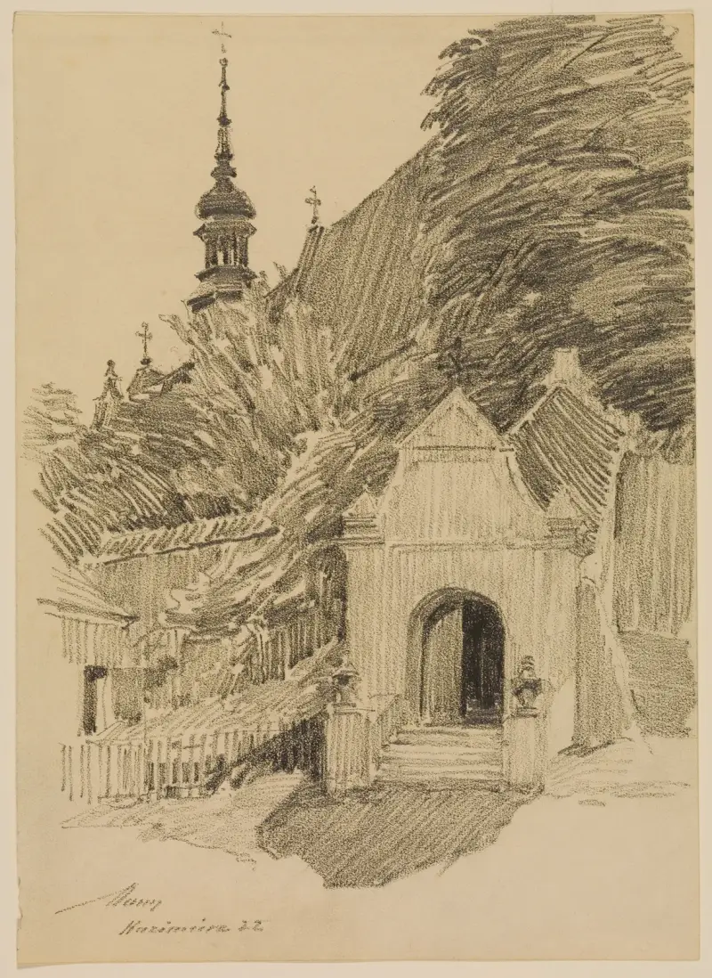 Reformatorkyrkan i Kazimierz Dolny av Alexander Mann