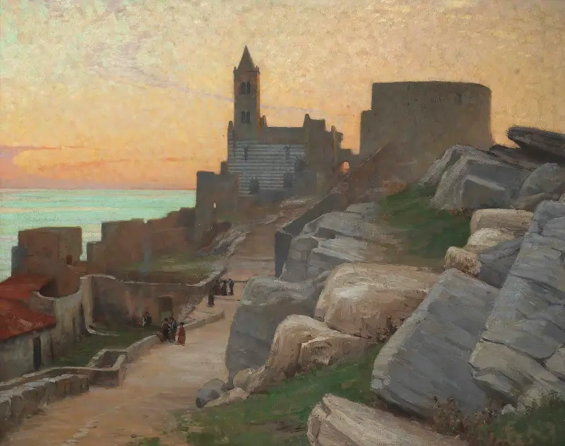 San Pietro, Portovenere, Tuscany av Alexander Mann
