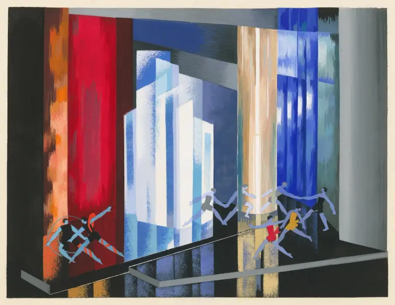 Maquettes de Théatre 14 av Alexandra Exter